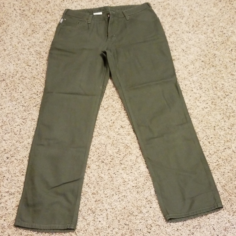 Carhartt relaxed fit canvas carpenter jean 12x32